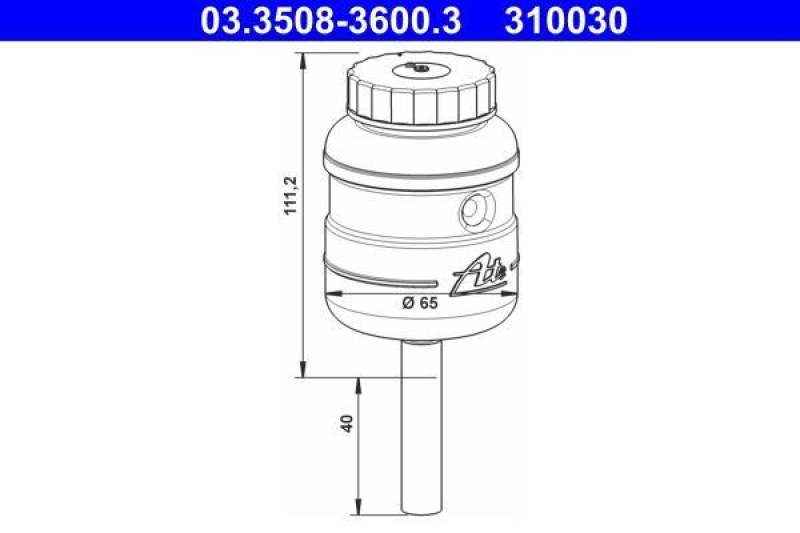 ATE Expansion Tank, brake fluid