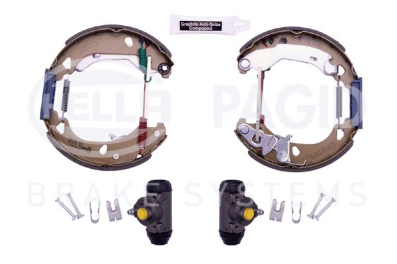 HELLA Brake Shoe Set Shoe Kit Pro