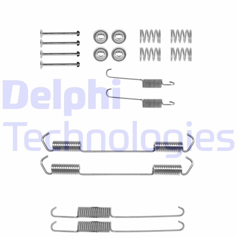 DELPHI Zubehörsatz Bremsbacken Trommelbremse Montagesatz