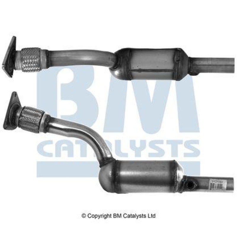 BM Catalysts Katalysator Kat Approved Hinten passend für Renault Scenic ...