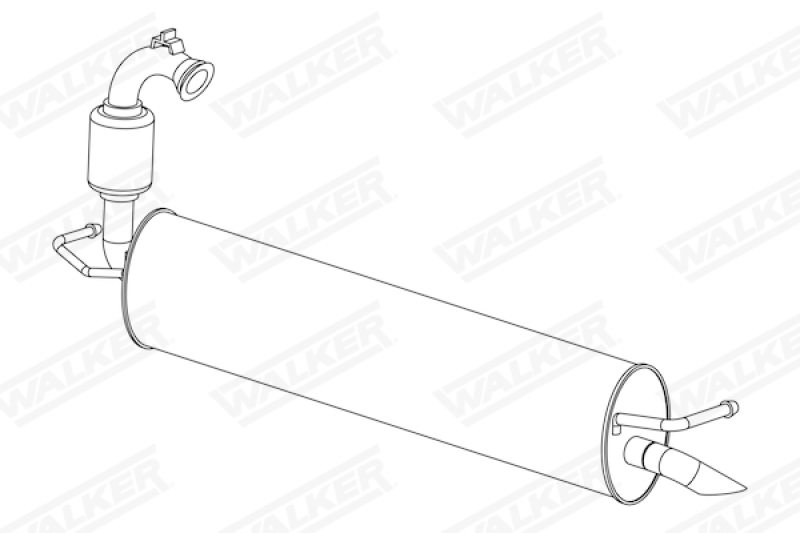 WALKER Rear Muffler