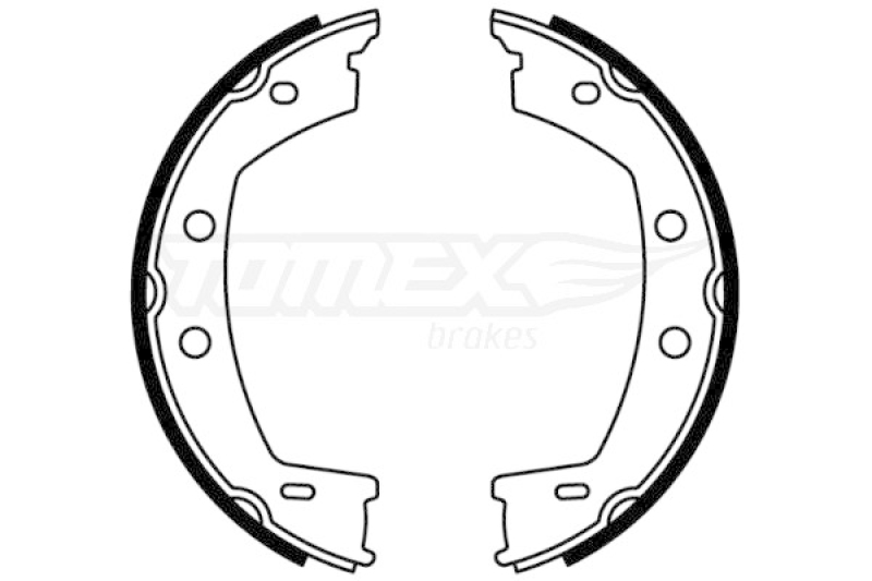 TOMEX Brakes Bremsbackensatz