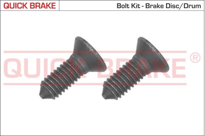 QUICK BRAKE Bolt, brake disc