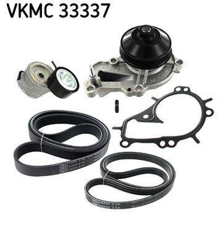 SKF Wasserpumpe + Keilrippenriemensatz