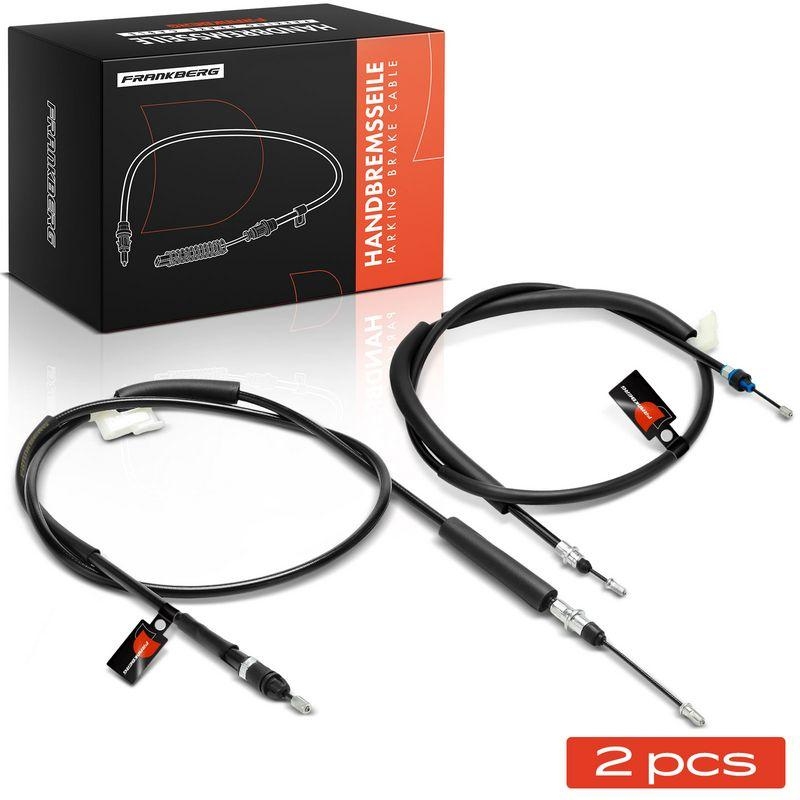 2x Frankberg Seilzug Feststellbremse Hinterachse beidseitig 5481FB0045022