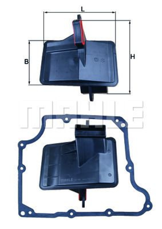 KNECHT Hydraulikfilter, Automatikgetriebe