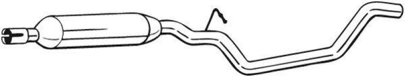 BOSAL Mittelschalldämpfer