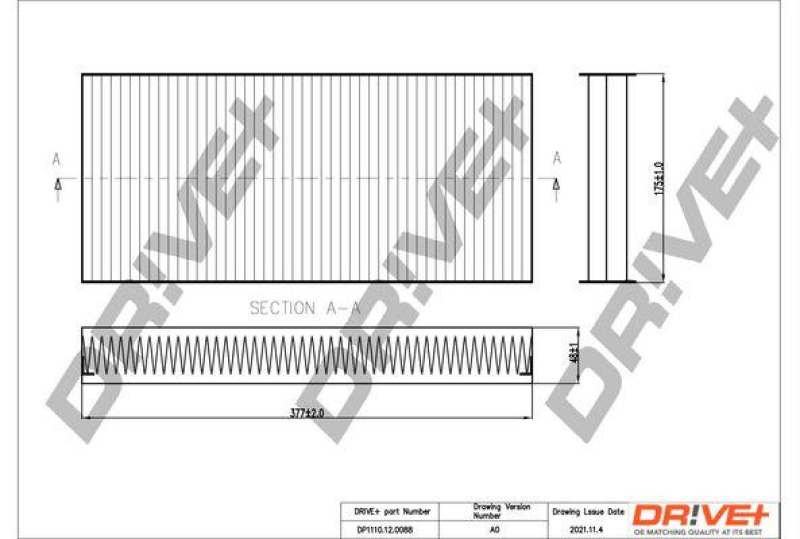 Dr!ve+ Filter, Innenraumluft