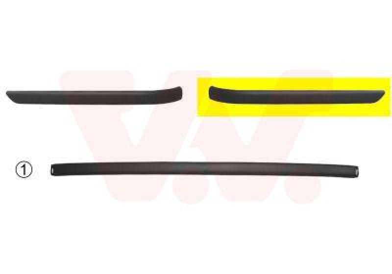 VAN WEZEL Trim/Protective Strip, bumper