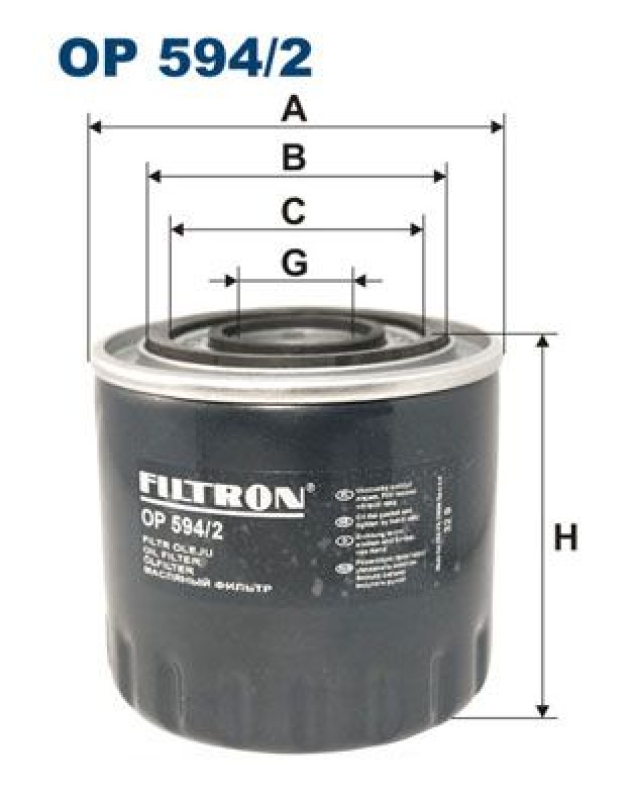 FILTRON Ölfilter