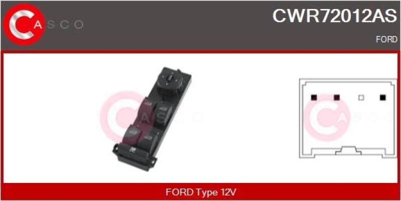 CASCO Switch, window regulator