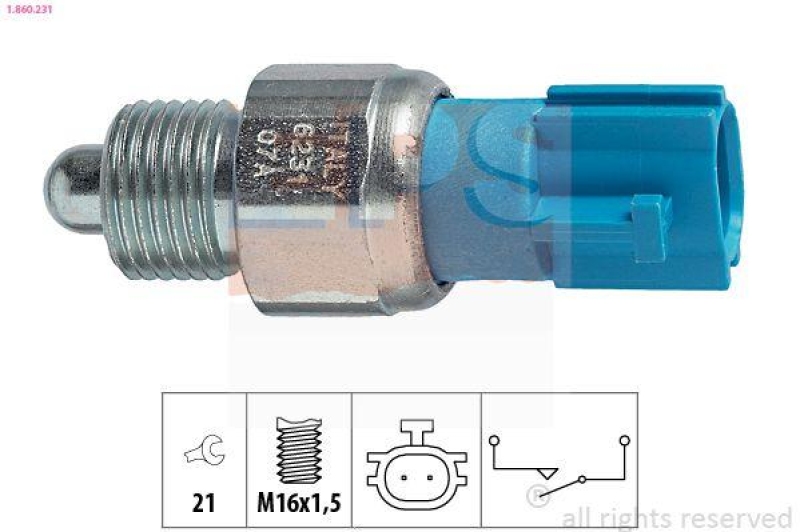 EPS Schalter, Rückfahrleuchte Made in Italy - OE Equivalent