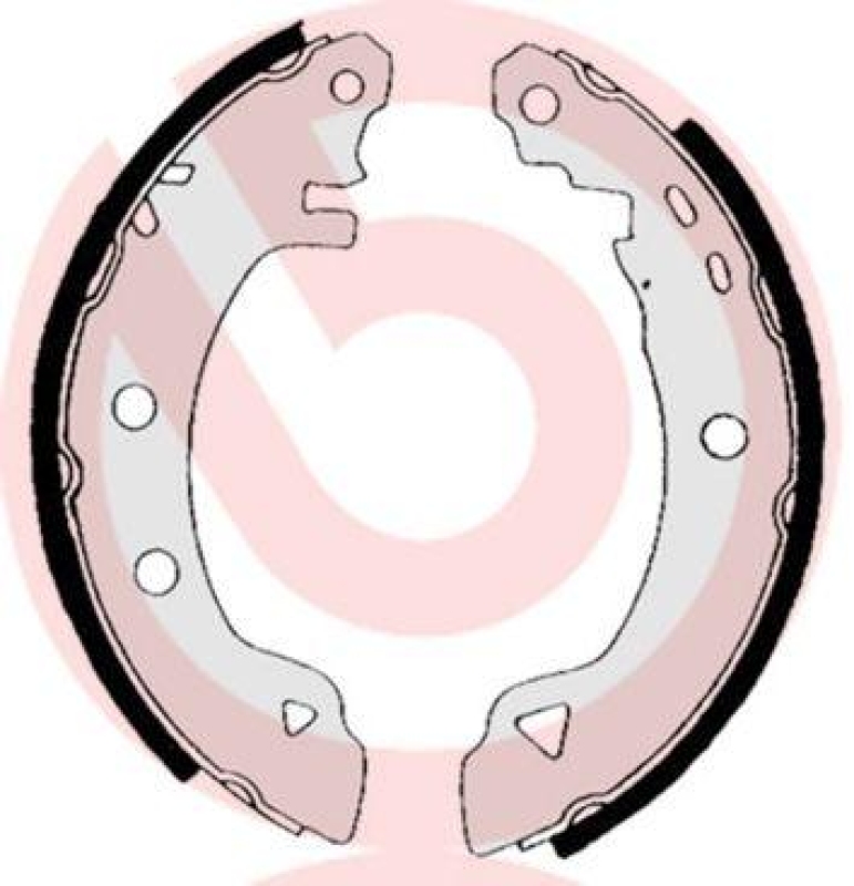 BREMBO Brake Shoe Set ESSENTIAL LINE