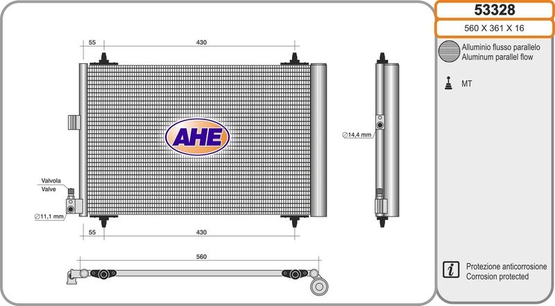 AHE Condenser, air conditioning
