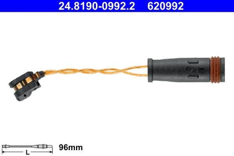 ATE Warnkontakt, Bremsbelagverschlei&szlig;