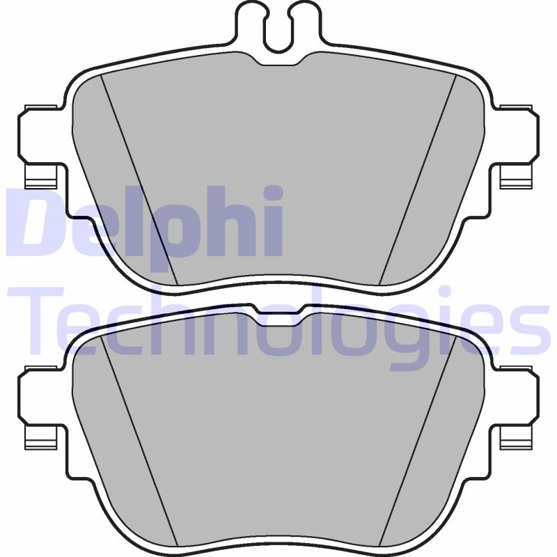 DELPHI Bremsbelagsatz, Scheibenbremse