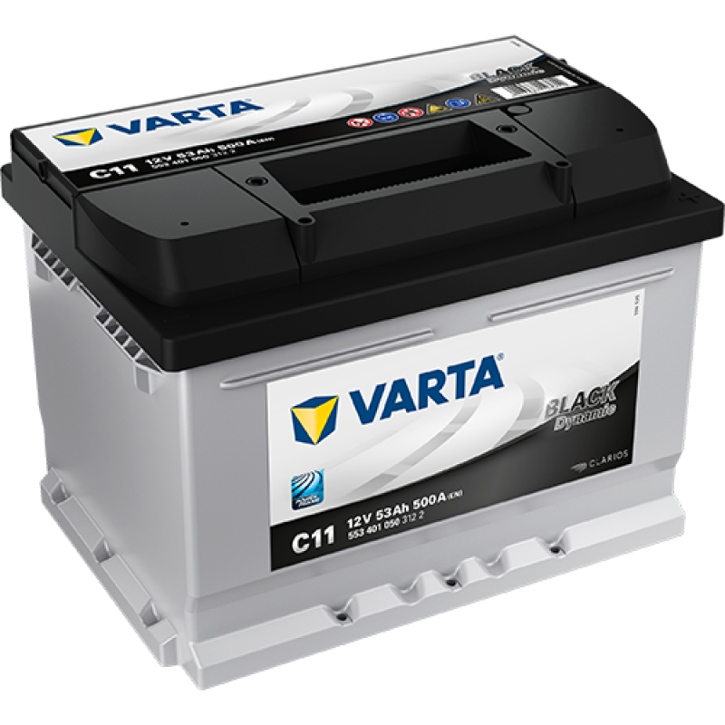 VARTA Autobatterie Starterbatterie Batterie Black Dynamic GUG 12V 53Ah 500A B13