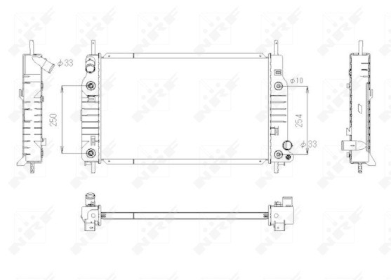 NRF Radiator, engine cooling