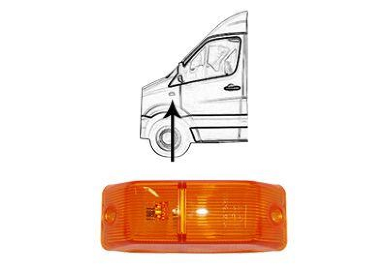 VAN WEZEL Side Marker Light