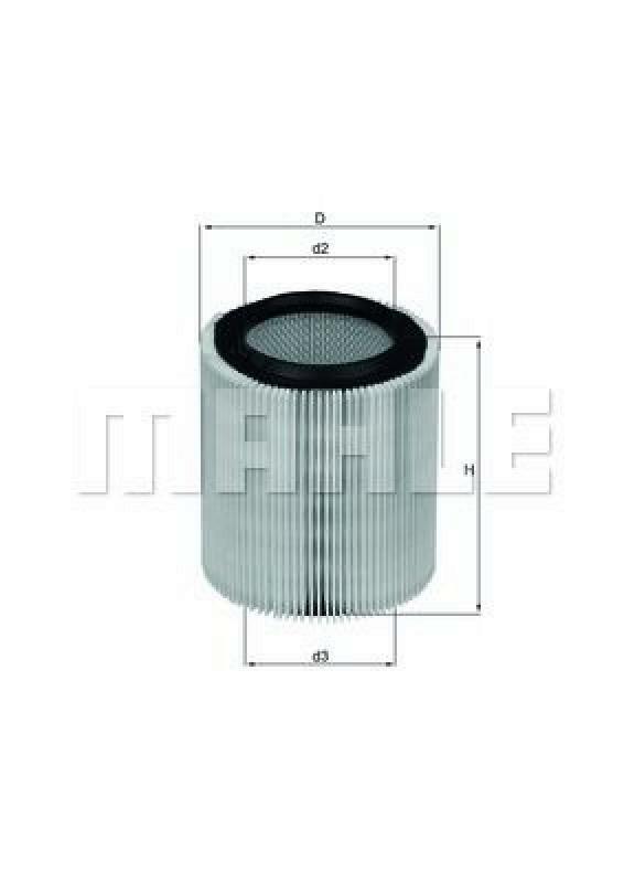 MAHLE ORIGINAL Luftfilter LX 898
