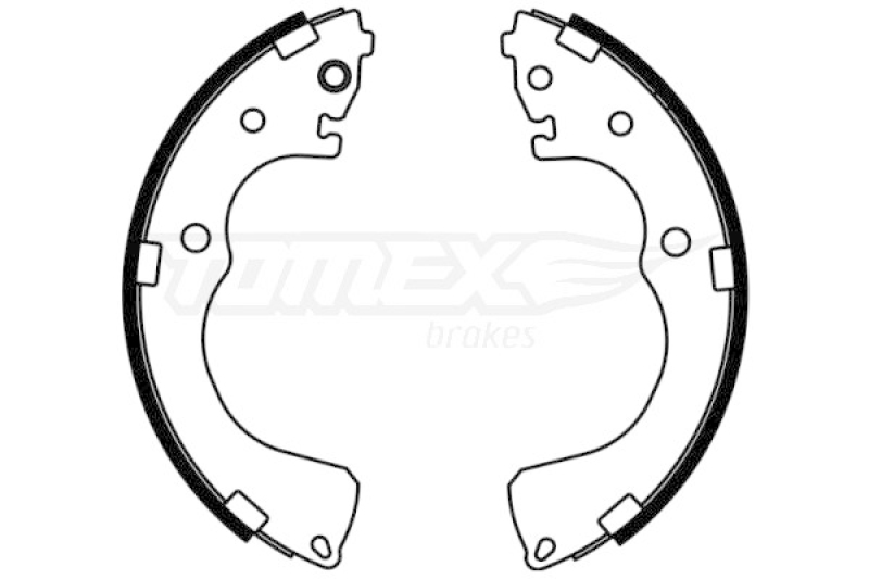 TOMEX Brakes Brake Shoe Set