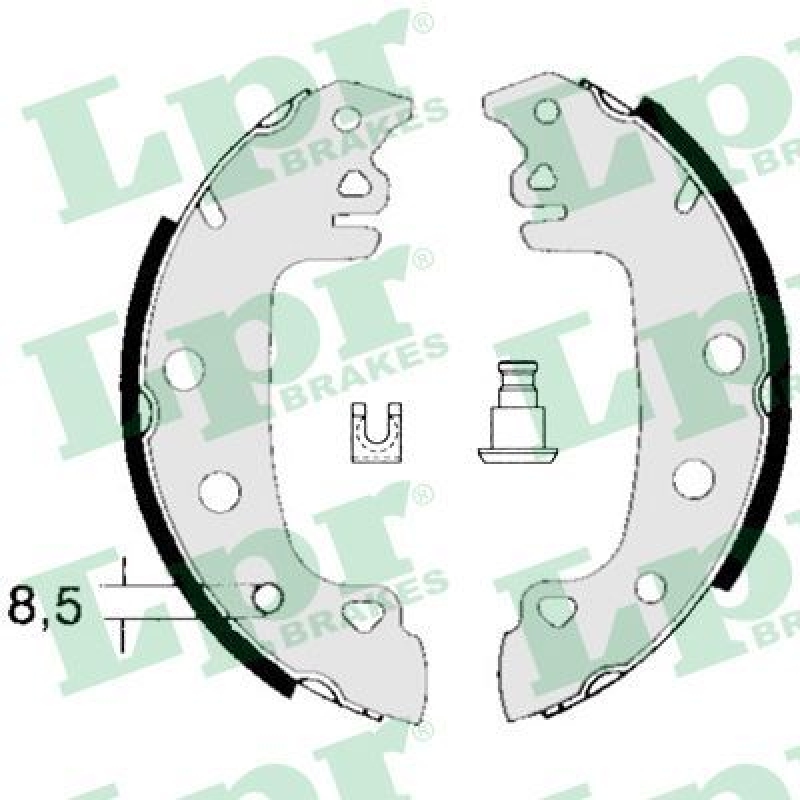 LPR Brake Shoe Set