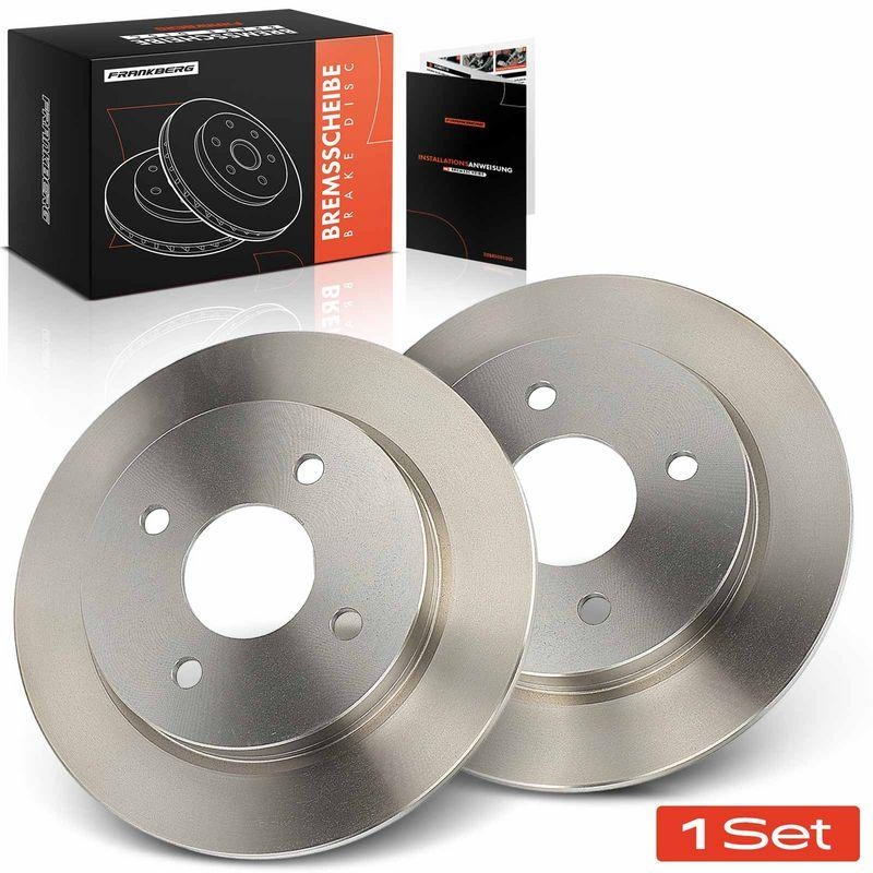 2x Frankberg Bremsscheiben Hinterachse 5481FB0033747