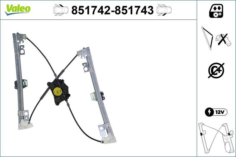 VALEO Fensterheber 851742