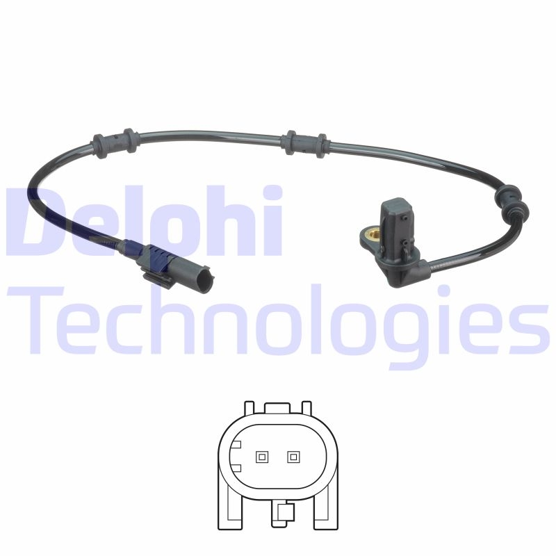 DELPHI Sensor, Raddrehzahl SS20593