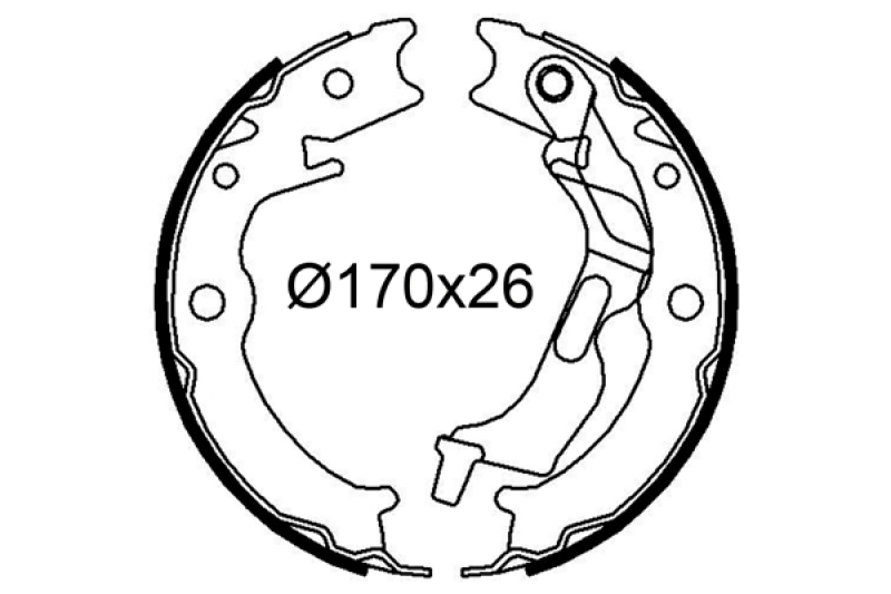 VALEO Bremsbackensatz 564246