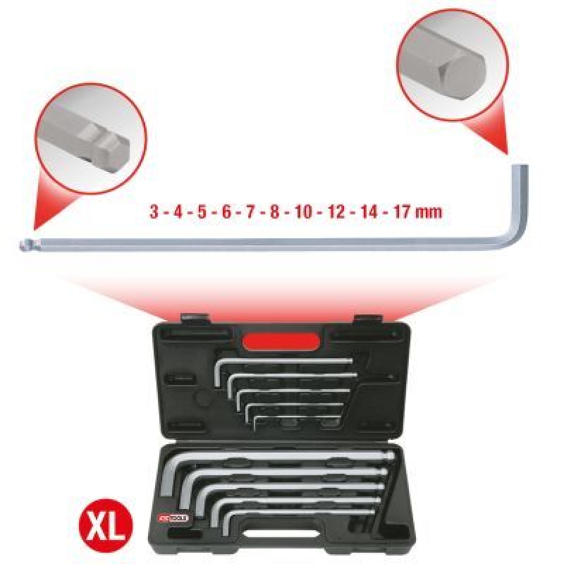 KS TOOLS Winkelschraubendrehersatz