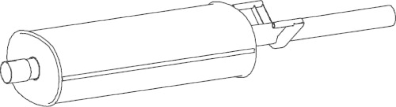 DINEX Mittelschalldämpfer