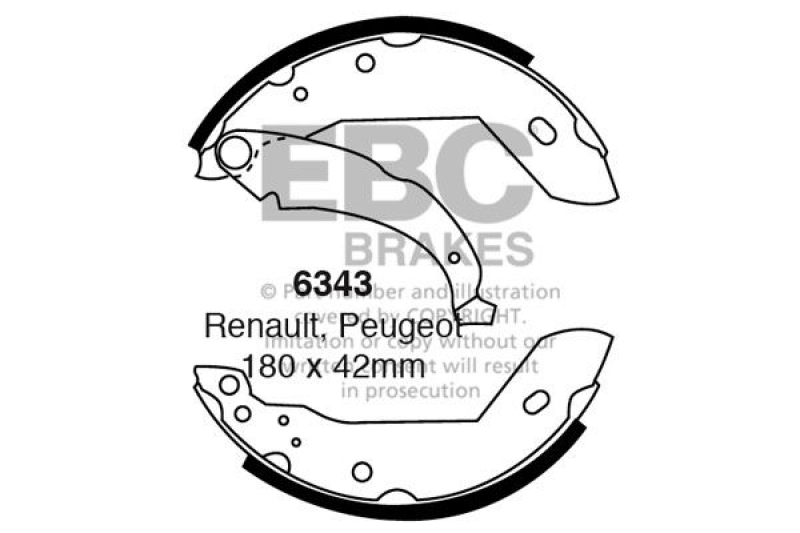 EBC Brakes Bremsbackensatz