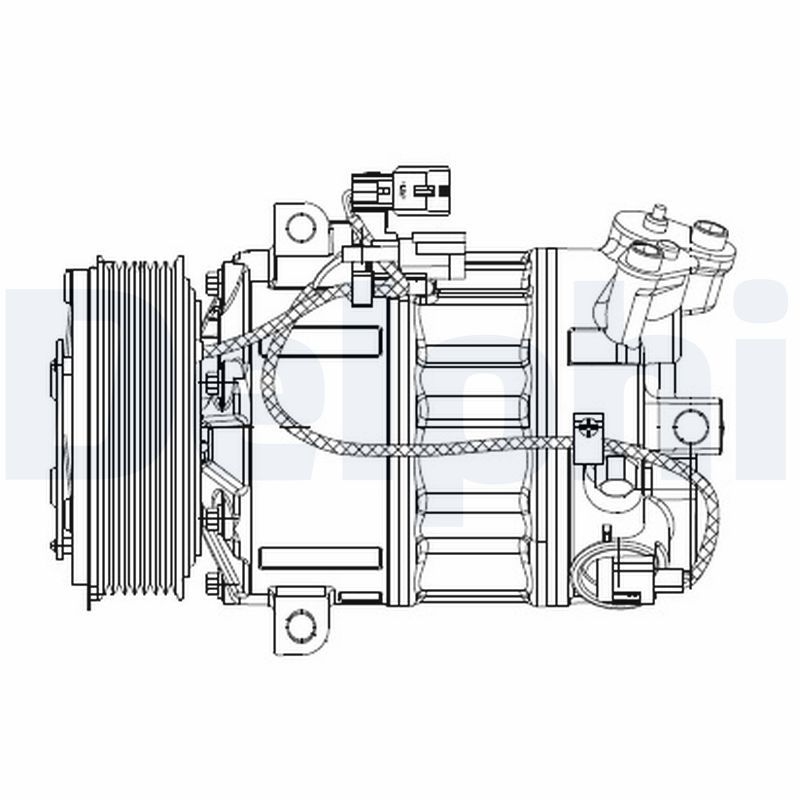 DELPHI Kompressor, Klimaanlage CS20477