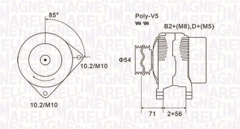 MAGNETI MARELLI Alternator