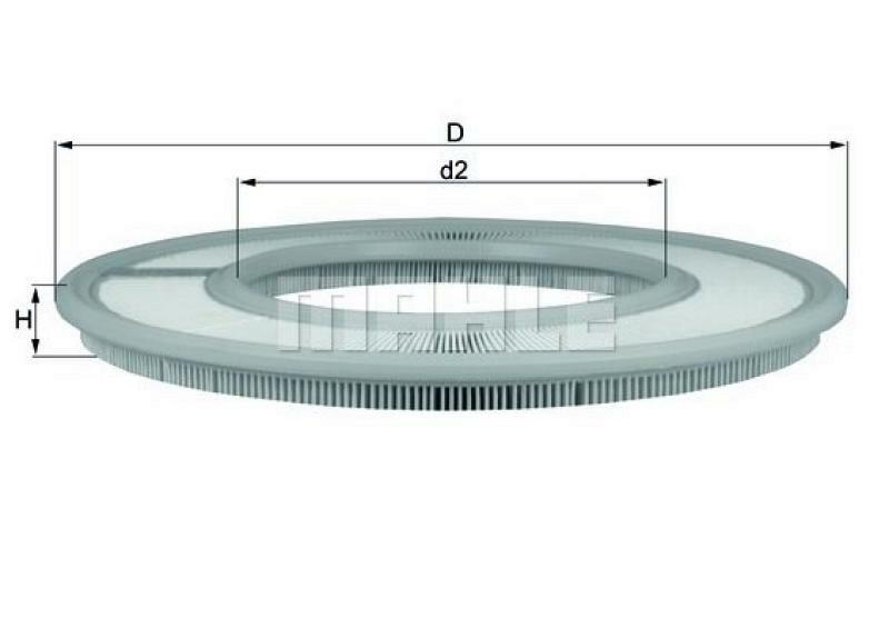 MAHLE ORIGINAL Luftfilter