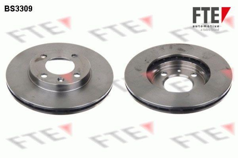 2x FTE Bremsscheibe 9072031
