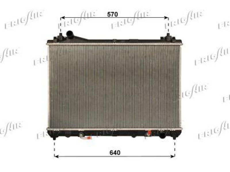 FRIGAIR Radiator, engine cooling
