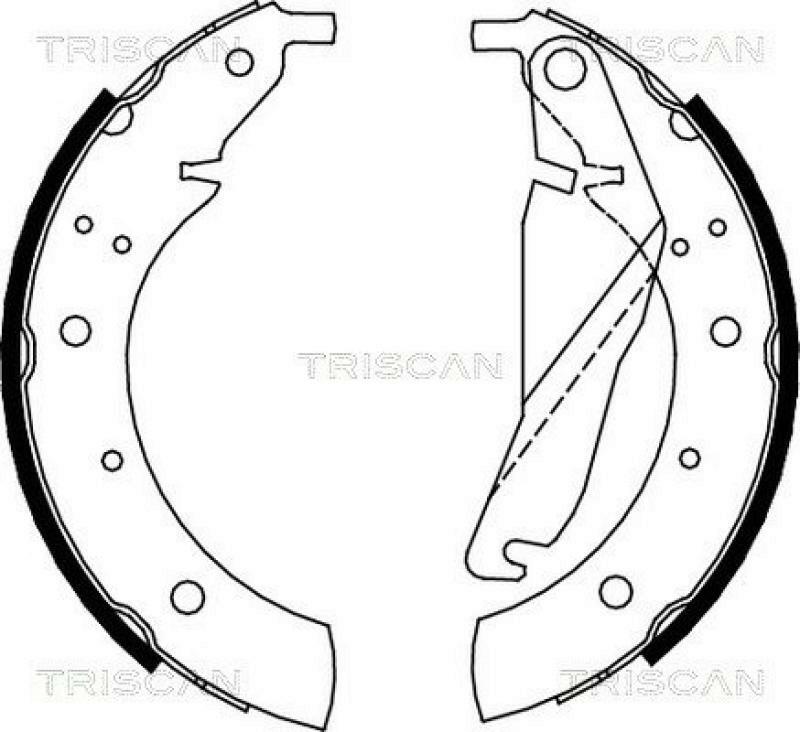 TRISCAN Bremsbackensatz 8100 11432