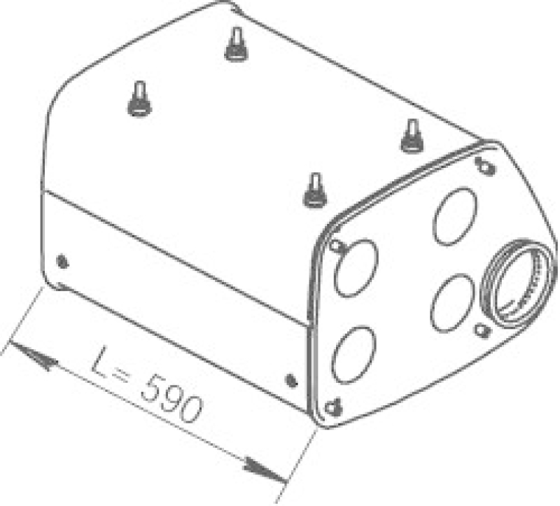 DINEX Mittelschalldämpfer