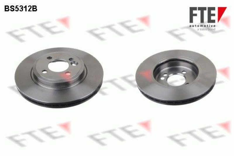 2x FTE Bremsscheibe COATED RANGE