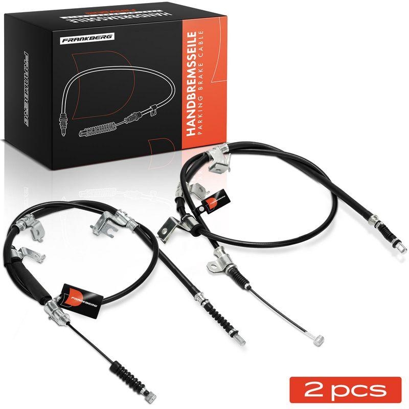 2x Frankberg Seilzug Feststellbremse Hinterachse beidseitig 5481FB0041503