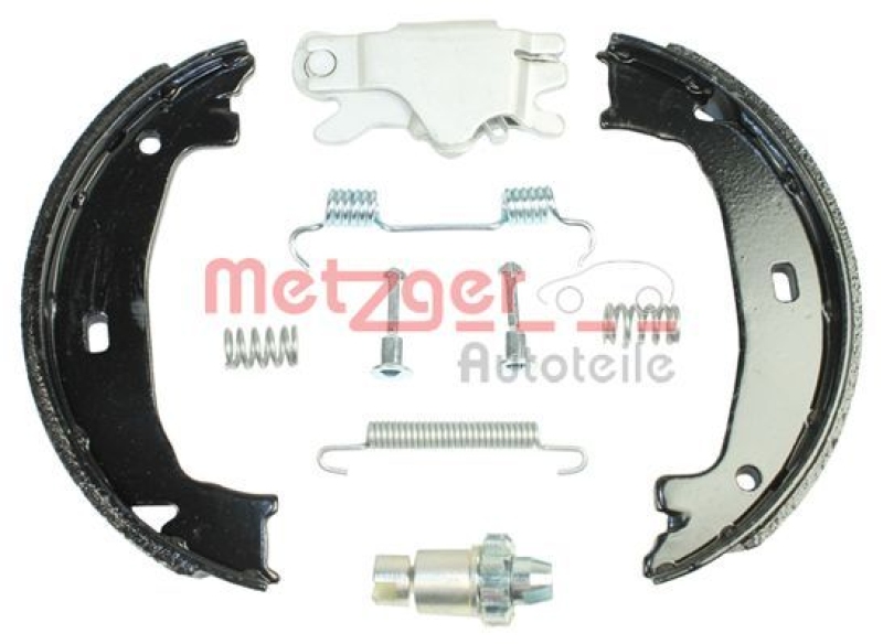 METZGER Brake Shoe Set, parking brake