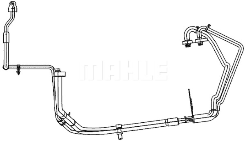 MAHLE Hochdruck-/Niederdruckleitung, Klimaanlage BEHR *** PREMIUM LINE ***