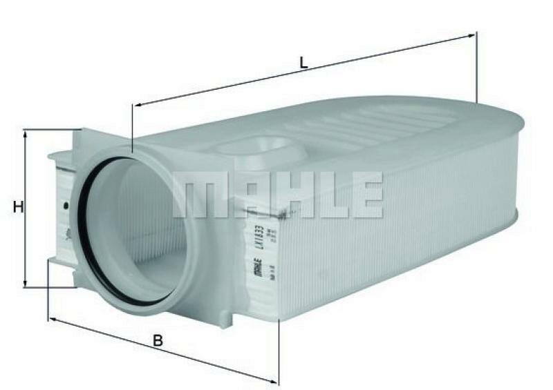 MAHLE ORIGINAL Luftfilter LX 1833