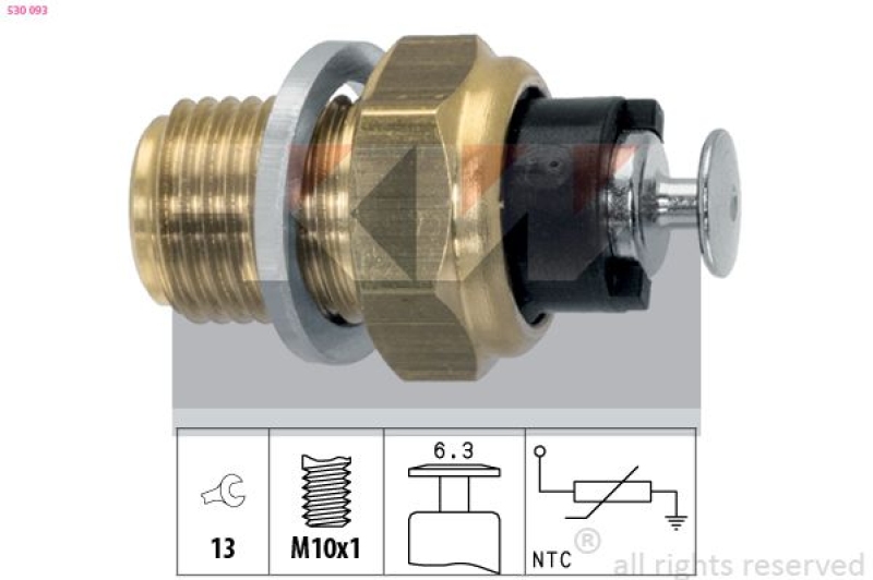 KW Sensor, Kühlmitteltemperatur Made in Italy - OE Equivalent