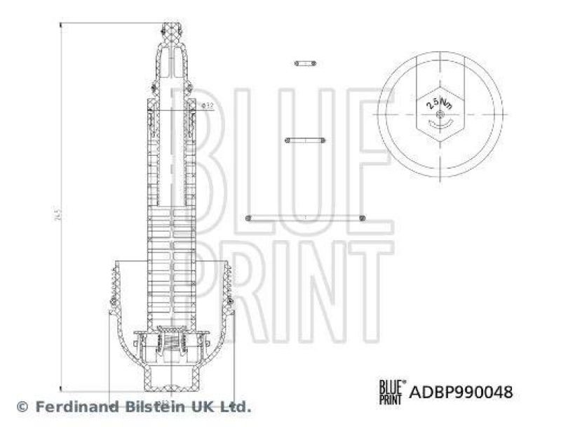 BLUE PRINT Deckel, &Ouml;lfiltergeh&auml;use Blue Print Solution ADBP990048
