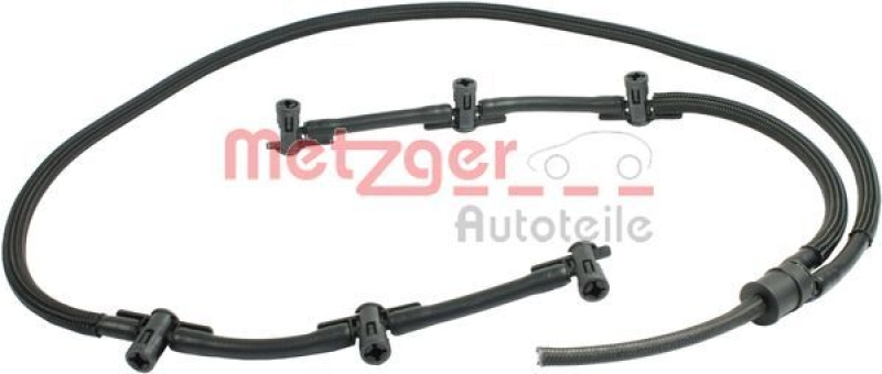 METZGER Hose, fuel overflow