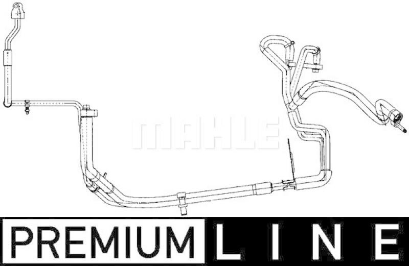 MAHLE Hochdruck-/Niederdruckleitung, Klimaanlage BEHR *** PREMIUM LINE ***