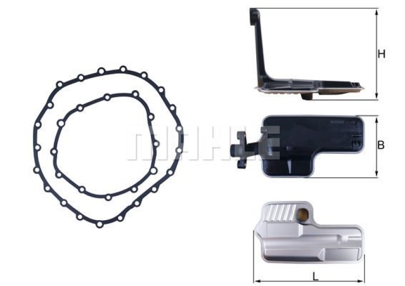 KNECHT Hydraulic Filter, automatic transmission